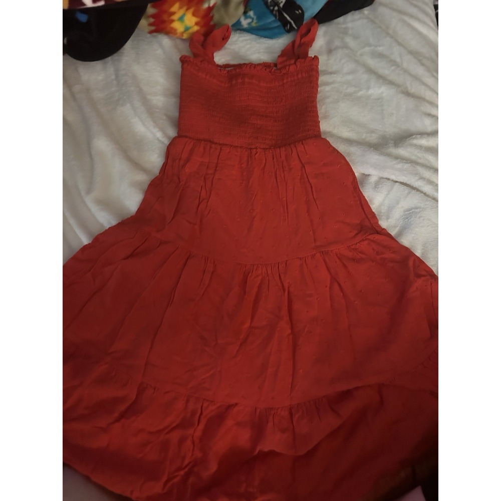 Heart Of Arrow Size‎ 7 Sundress Red Girls